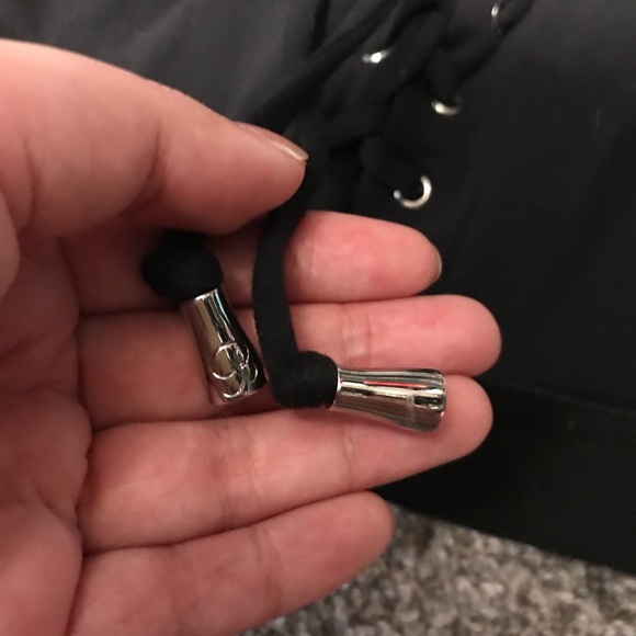 Bombshell Sportswear All Tied Up Bra Medium Black - Picture 4 of 5